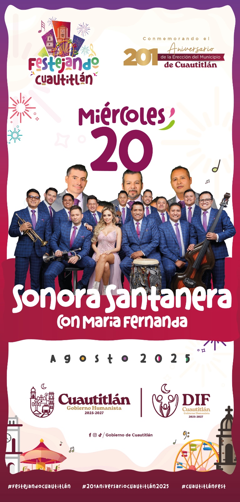 Programa artístico 20 de agosto